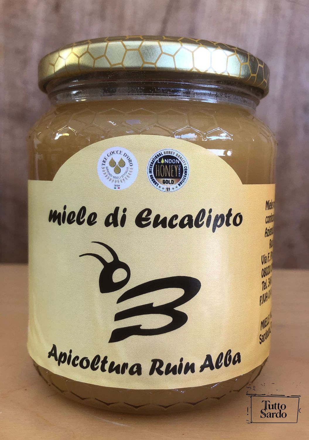 Miel d'eucalyptus Alba Ruiu 500 Gr