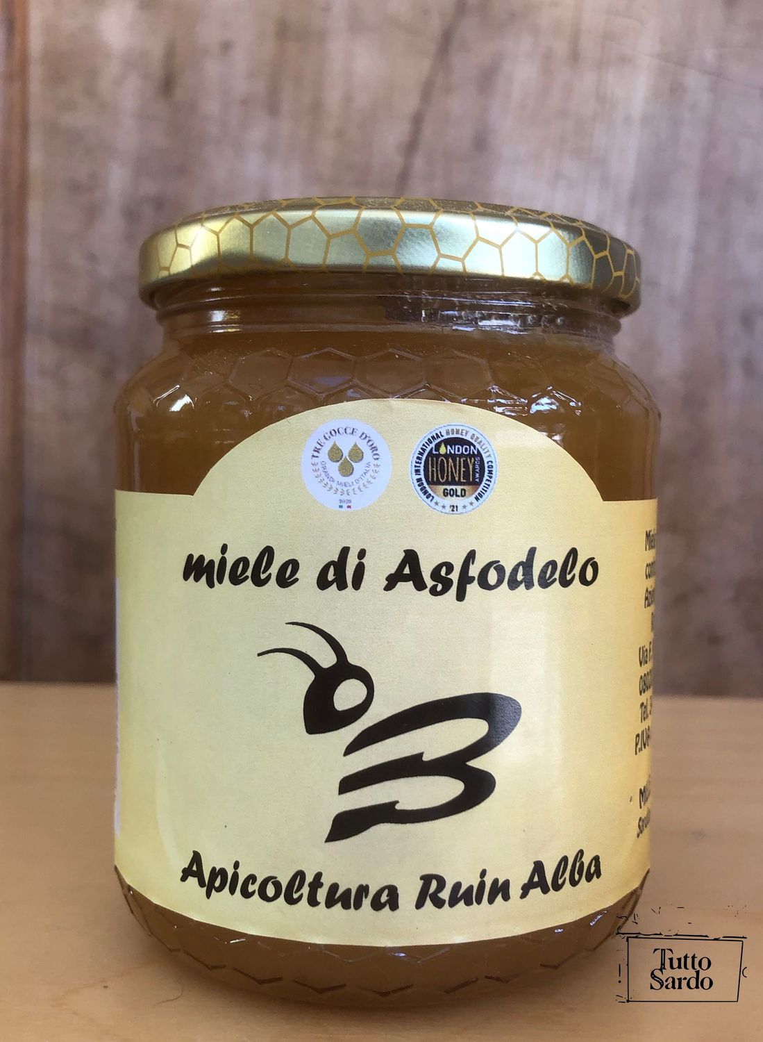 Miel d'asphodèle Alba Ruiu 500 Gr