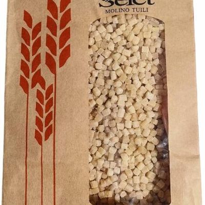 Pâtes sardes traditionnelles Fregola Artisanales  100%  Blé ancien Cappelli Sardo  pauvres en Gluten 2X500Gr
