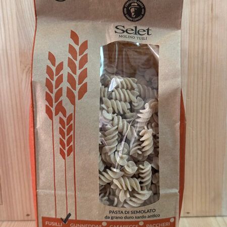 Pâtes Fusilli Artisanales  100%  Blé ancien Cappelli Sardo pauvres en Gluten 2X500Gr
