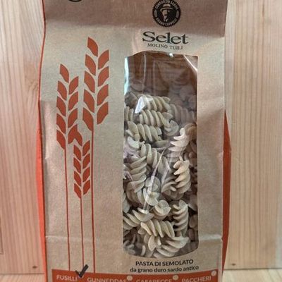 Pâtes Fusilli Artisanales  100%  Blé ancien Cappelli Sardo pauvres en Gluten 500Gr