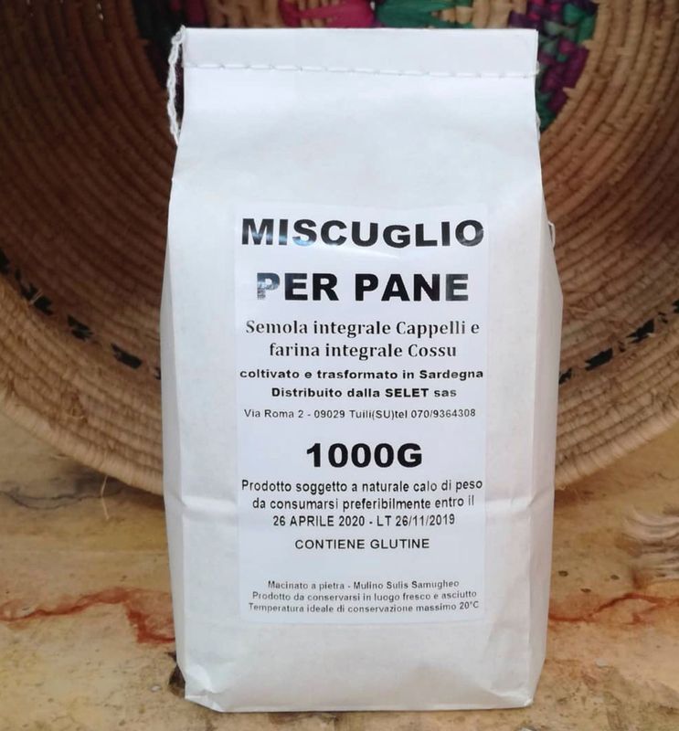 Farine de Blé et semoule Cappelli pour pizzas et pains 1KG