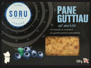 Pain sarde Carasau GUTTIAU à l'huile d'olive et Mirto 250 Gr