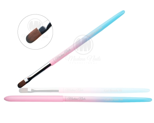 GEL BRUSH NR 6 -OVAL OMBRE
