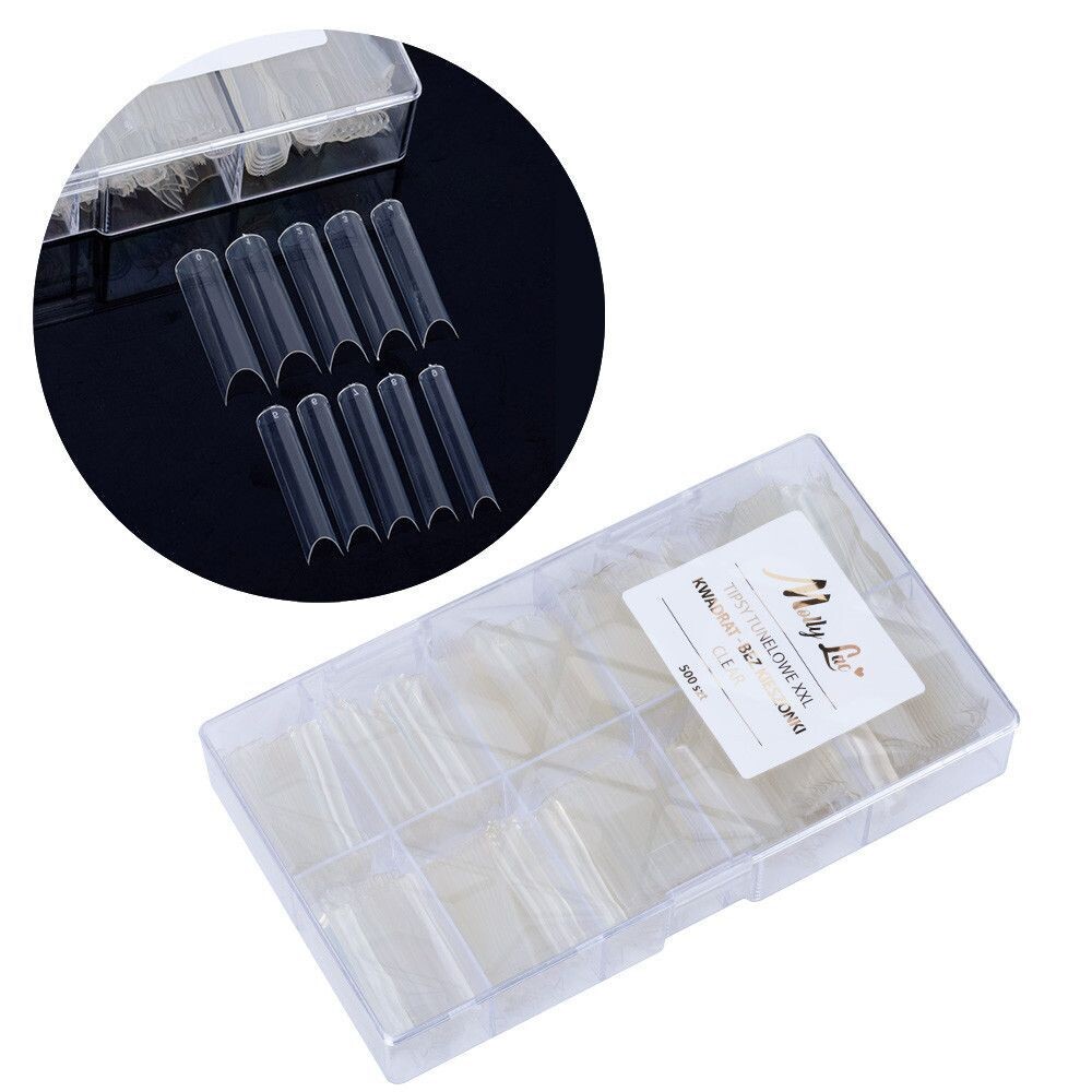 Nail tips CLEAR XXL  500 pcs
