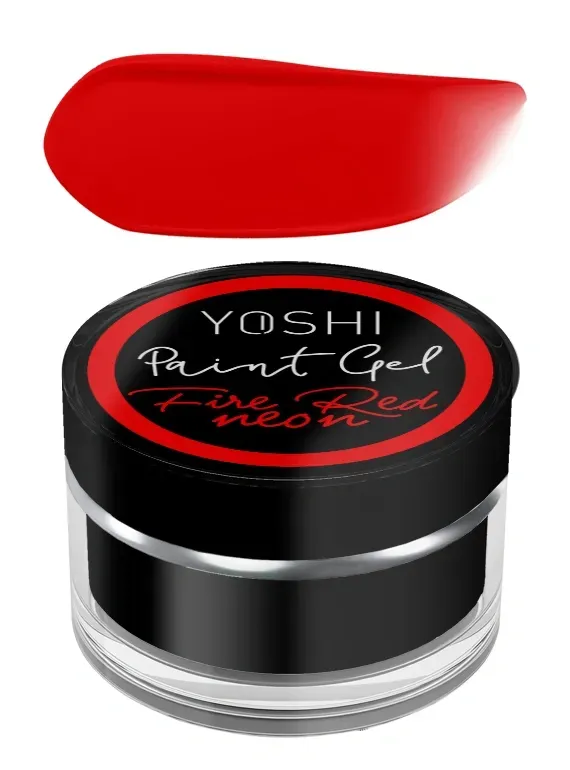 Yoshi Paint Gel 5ML - Fire Red Neon