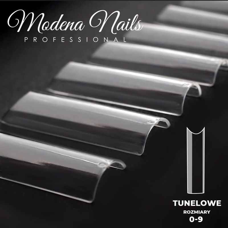 Exclusive TUNNEL nail tips clear - 400 pieces