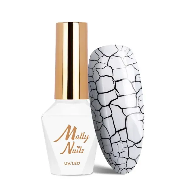 Molly Nails Crackle Gel white Nr 157 8g