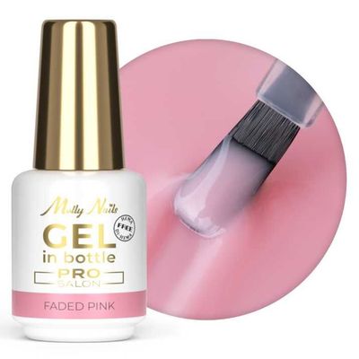 Gel in Bottle Molly Nails Pro Salon Faded Pink HEMA/Di-HEMA Free 15g