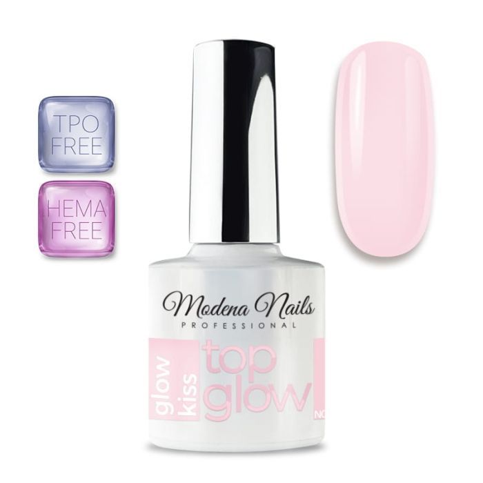 Top Glow Non Wipe HEMA & TPO FREE 7,3ml - Glow Kiss