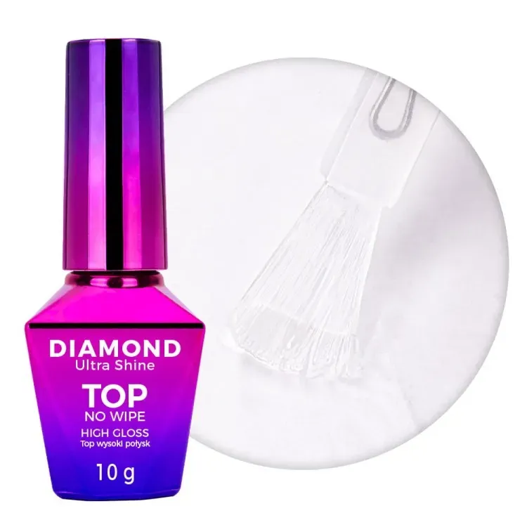 Diamond Ultra Shine top no wipe high gloss Molly Nails 10g