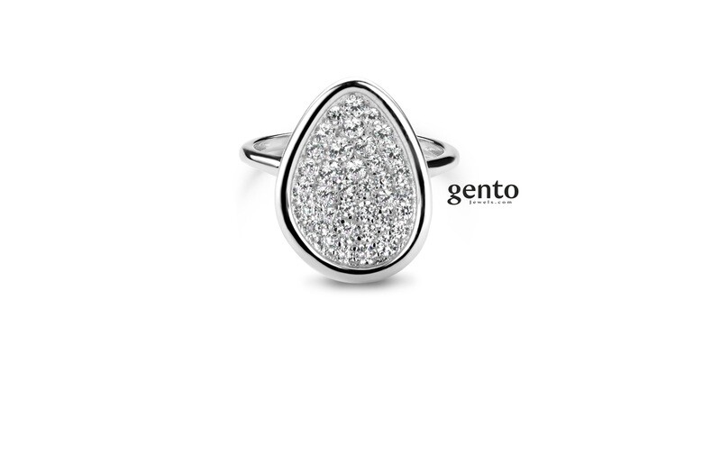 Bague argent Gento IB19