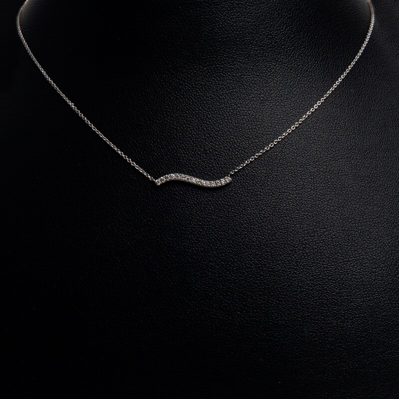 Collier or blanc 18 carats