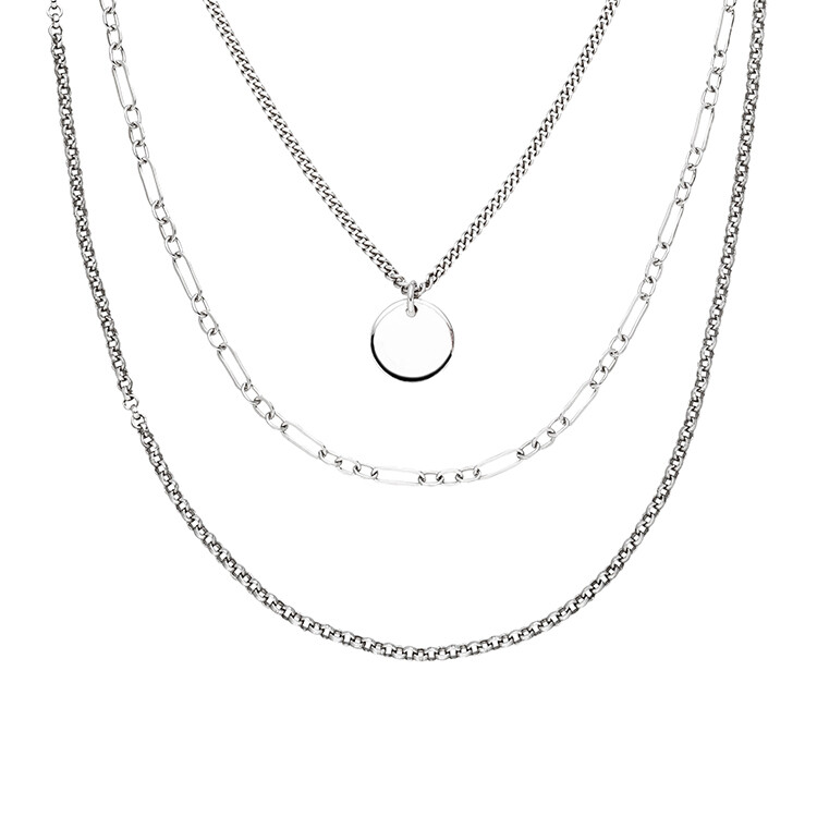 Collier argent Viventy
