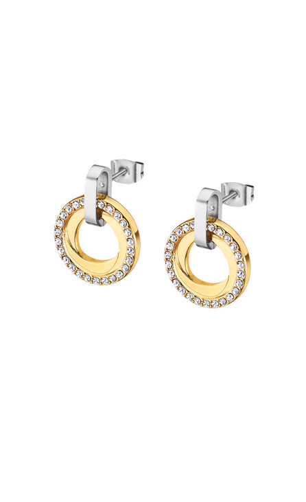 Boucles d&#39;oreilles acier Lotus