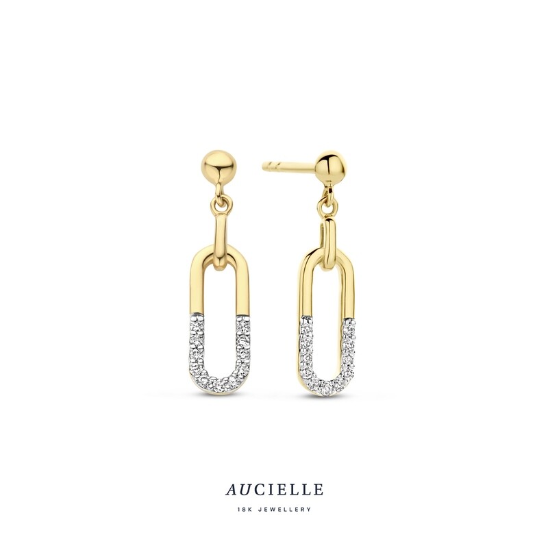 Boucles d&#39;oreilles or 18 carats