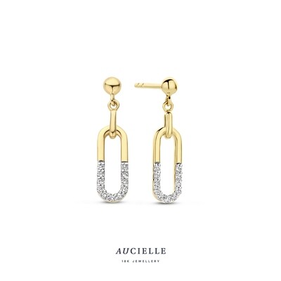 Boucles d&#39;oreilles or 18 carats