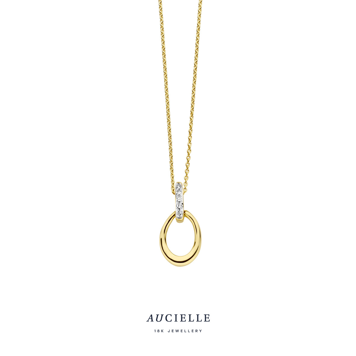 Pendentif or 18 carats