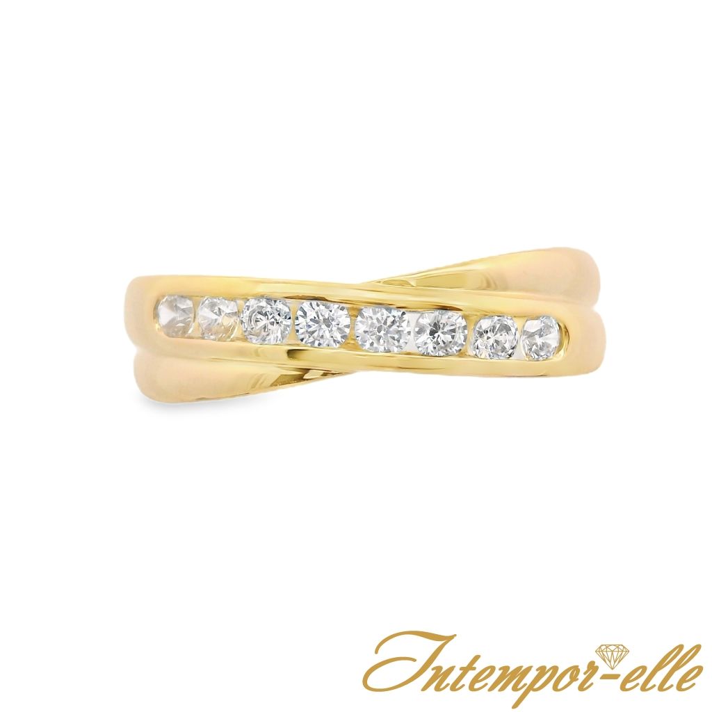 Alliance or 18 carats zirconium