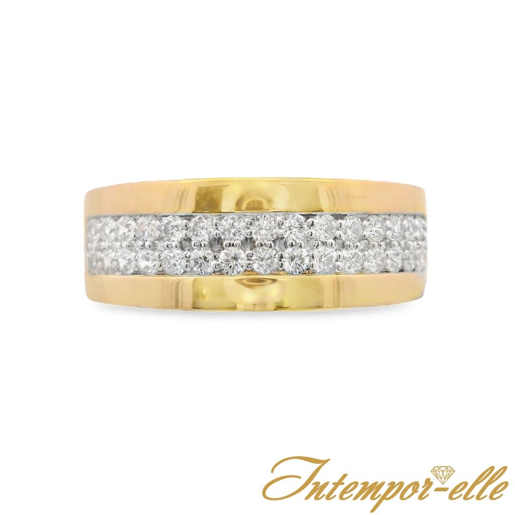 Alliance or 18 carats et zirconium