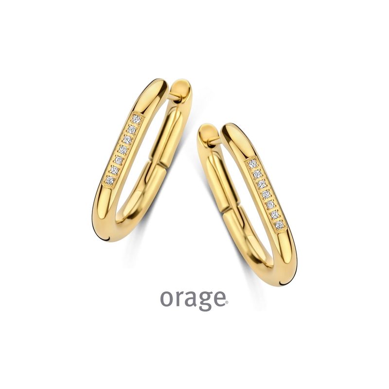 Boucles d'oreilles acier Orage