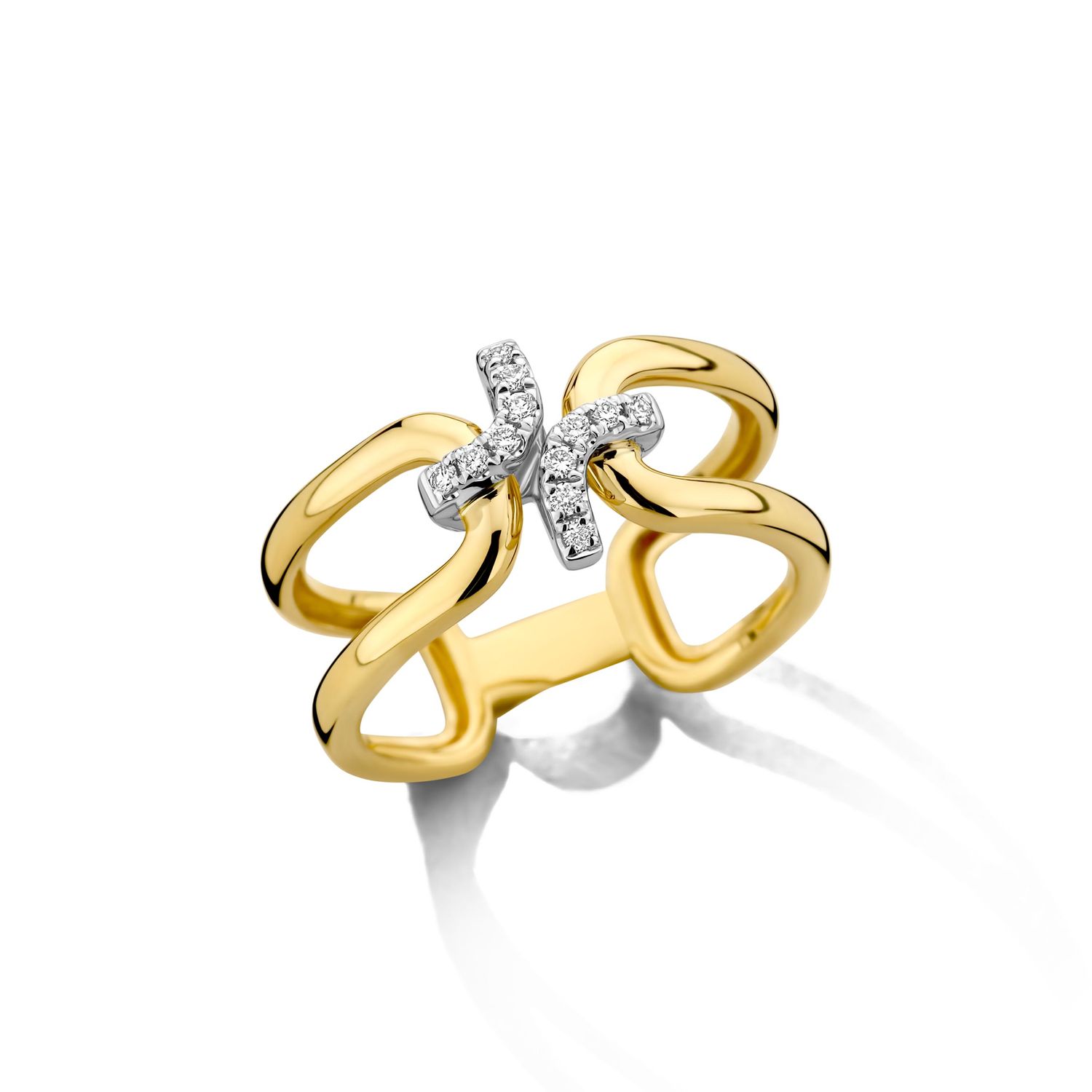 Bague or 18 carats et diamants Dulci Nea