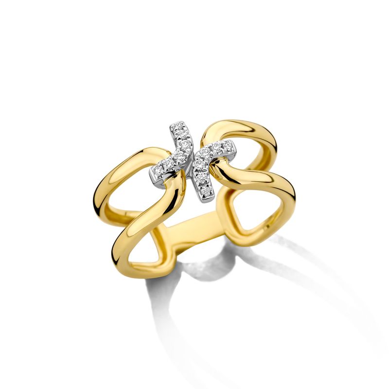 Bague or 18 carats et diamants Dulci Nea