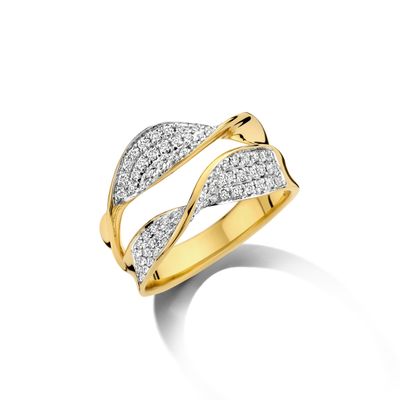 Bague or 18 carats et diamants Dulci Nea