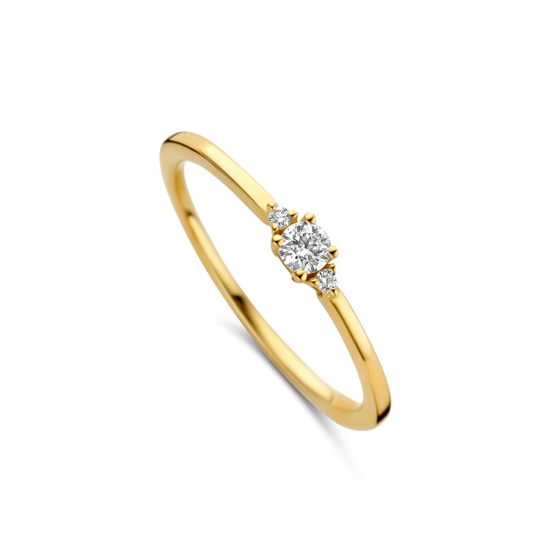 Bague or 18 carats et diamants Dulci Nea