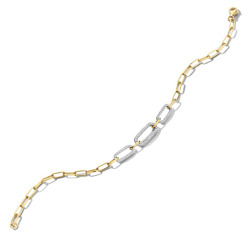 Bracelet or 18 carats et diamants Dulci Nea