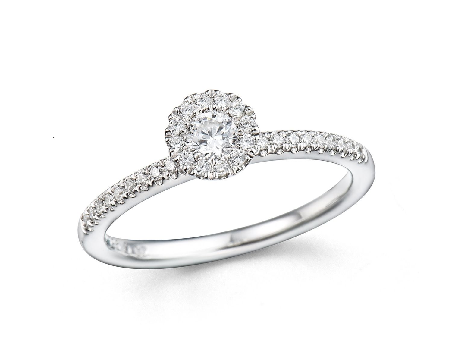 Bague or 18 carats et diamants