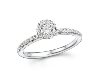 Bague or 18 carats et diamants