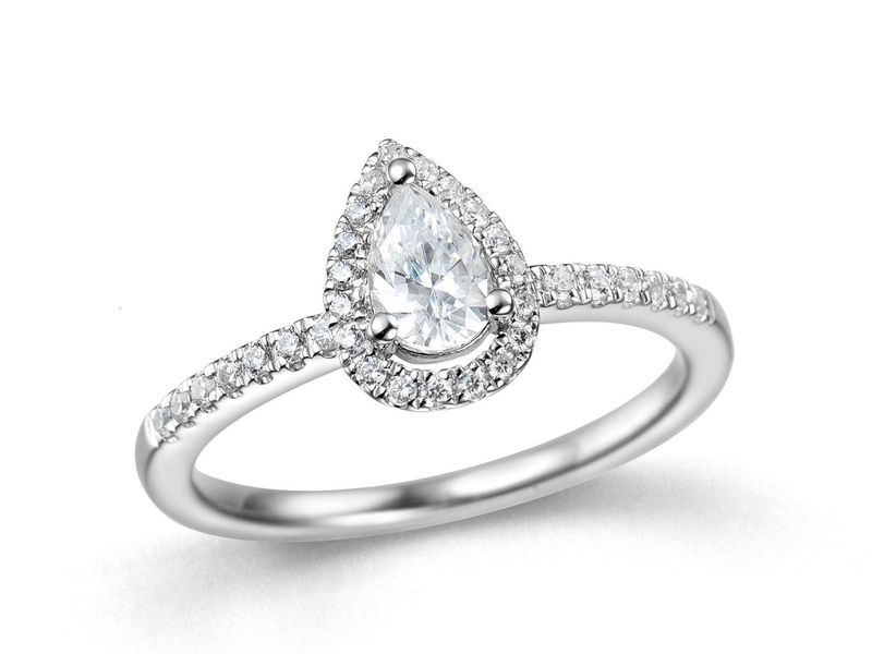 Bague or 18 carats et diamants