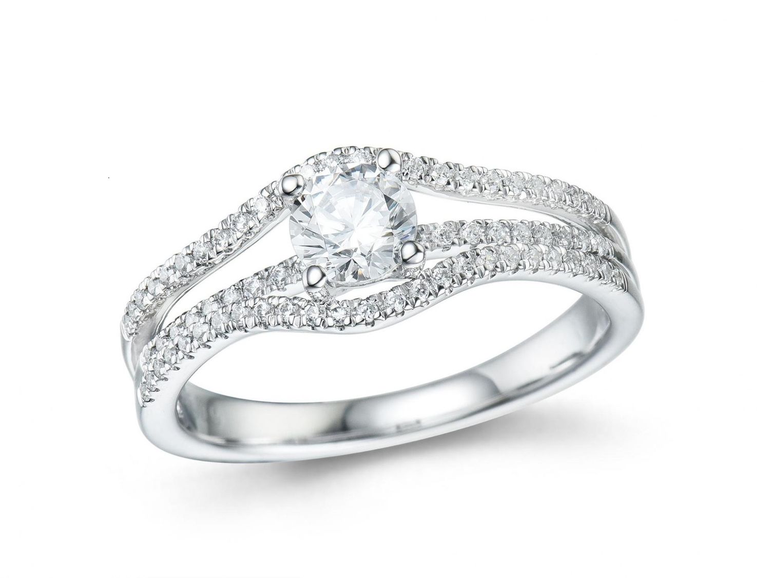 Bague or 18 carats et diamants