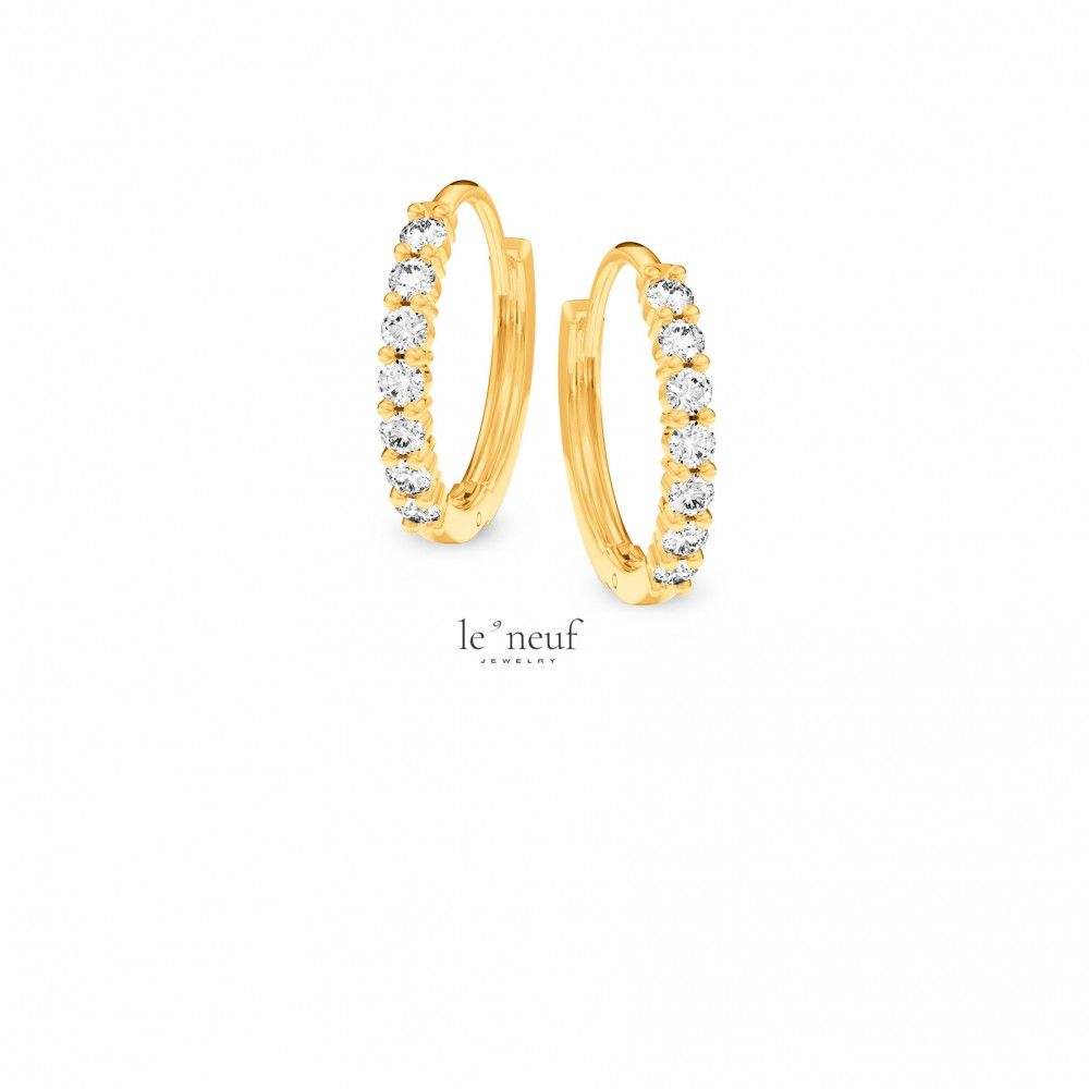 Boucles d'oreilles or 9ct