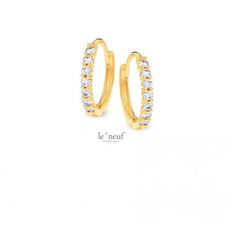 Boucles d'oreilles or 9ct