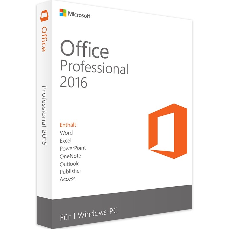 OFFICE 2016/2019/2021 PROFESSIONAL PLUS 1 PC
