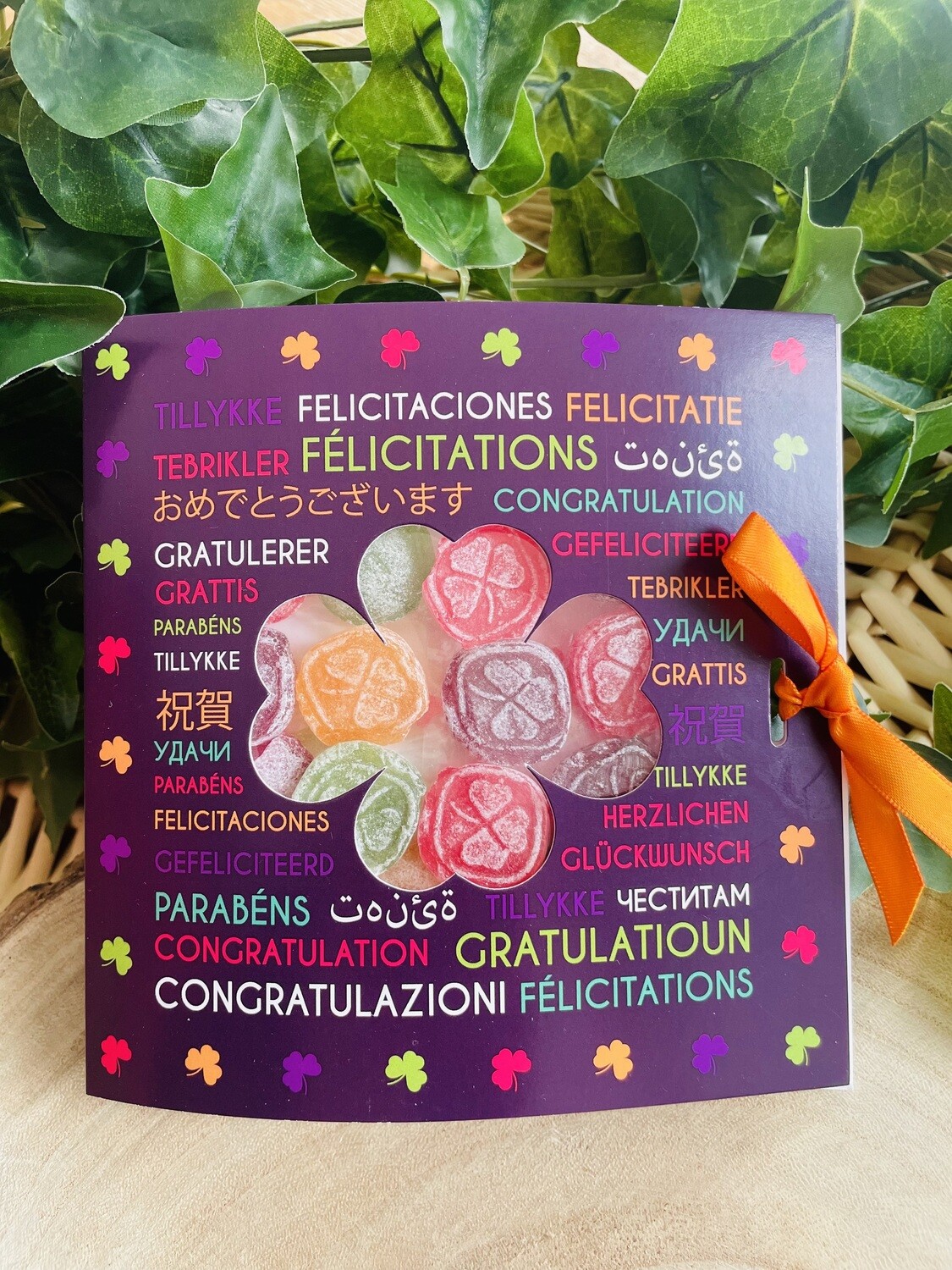 Carte gourmande &quot;Félicitations&quot;