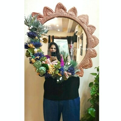 Dry Flower Mirror