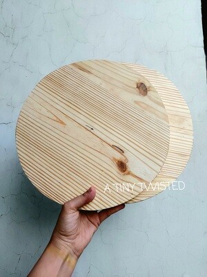 Wood Shelf/ Circular Plank
