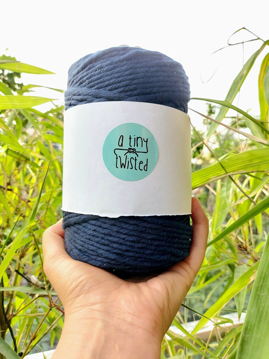 4mm Single Ply - Navy Blue