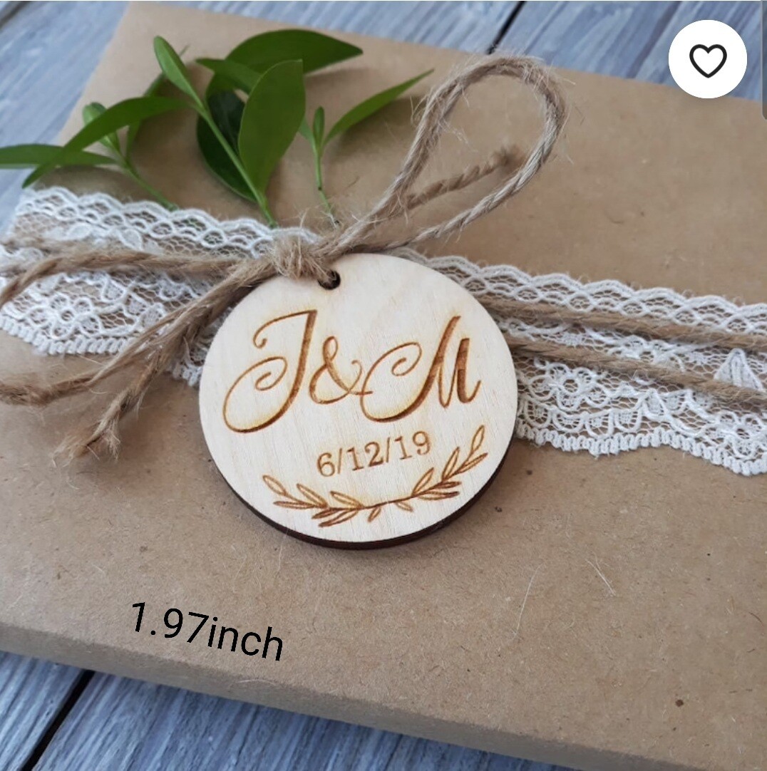Customised Wooden Tags | Wooden Label - Set of 100 Pieces