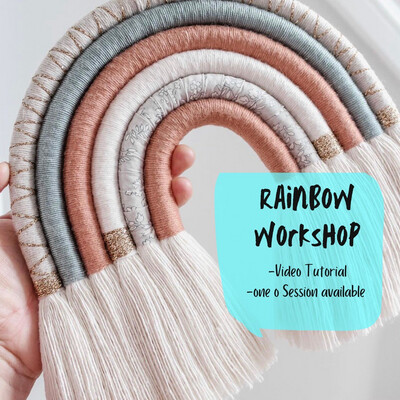 Rainbow Keyring / Wall hanging workshop