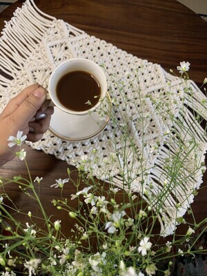 Macrame Table Runner &amp; Mats