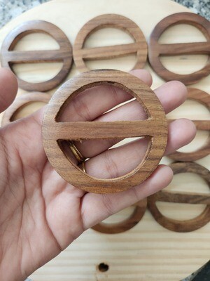 Belt Buckle-wood