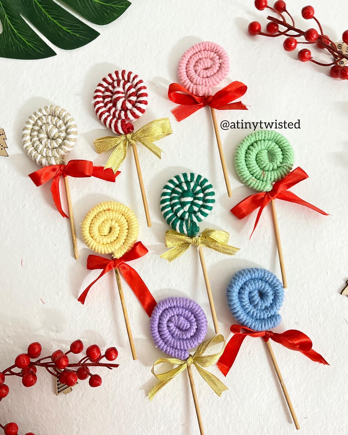 Christmas Candy Ornaments 