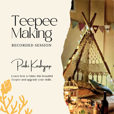 Teepee Making Workshop - Recording