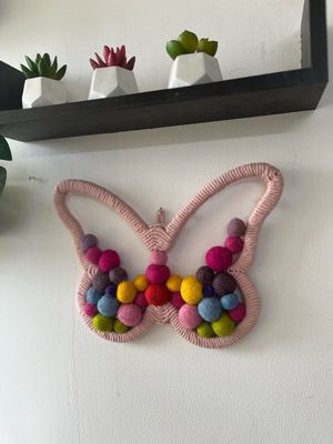 Personalised Kids Nameplate - Butterfly