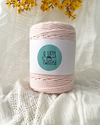 Powder Pink - 2mm Twisted