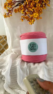 4mm Braided - Blush Pink